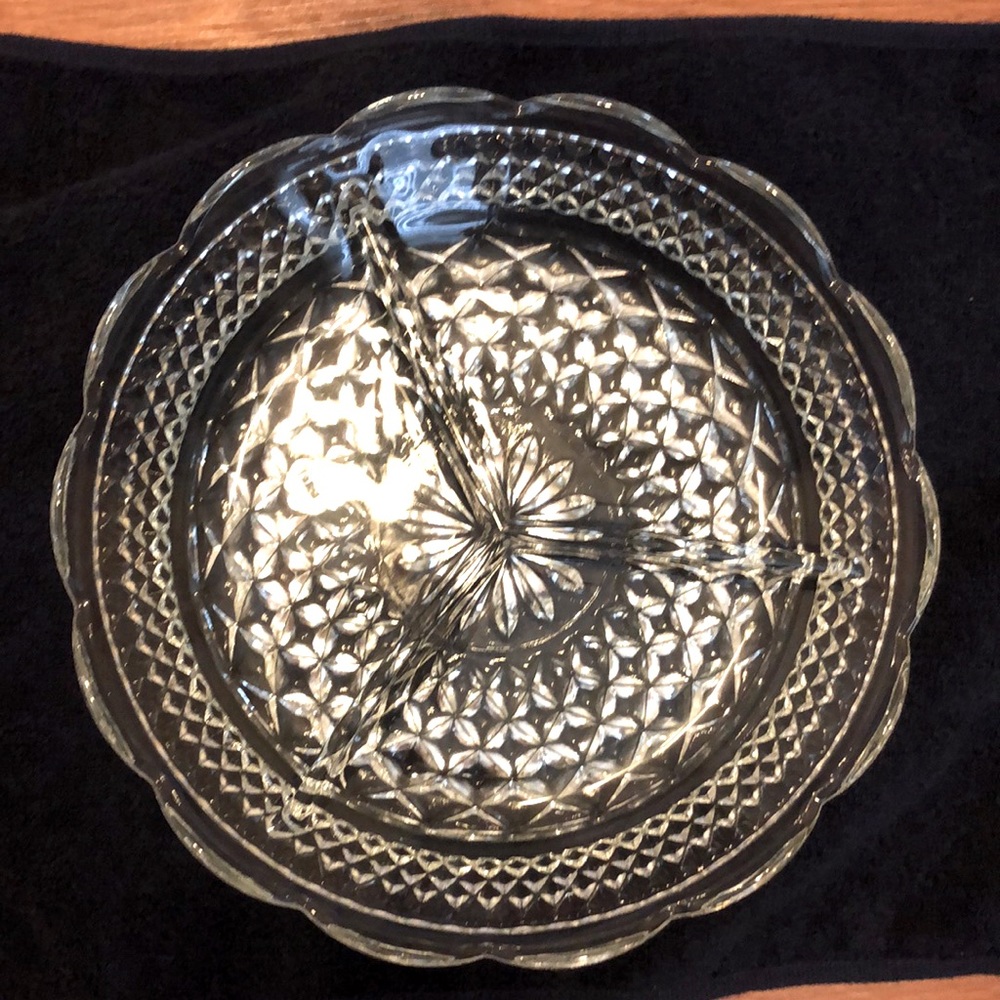 Vintage Serving Glass dish